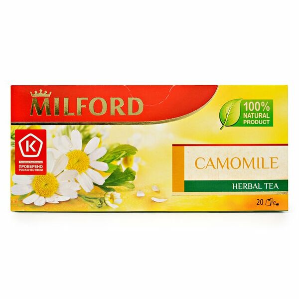 Чай травяной Milford Camomile 20 пакетиков 30г