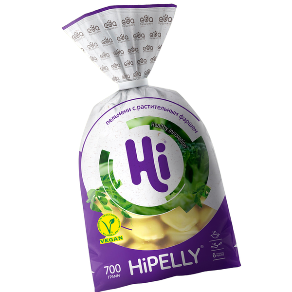 Пельмени растительные замороженные Hi Hipelly