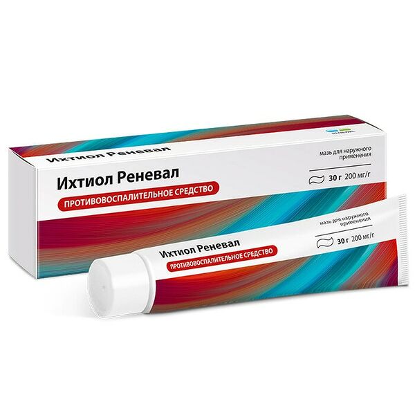Ихтиол Реневал мазь 200 мг/г 30 г