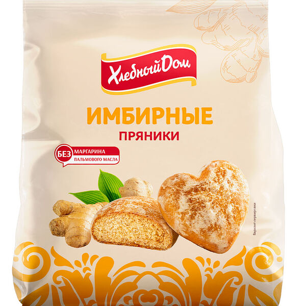 Пряники Хлебный дом Имбирные 300г