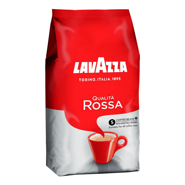Кофе в зернах Qualita Rossa ТМ Lavazza (Лавацца) 1кг