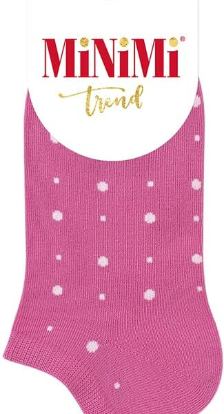 Носки женские MiNiMi Trend 4203 в горошек Fuxia фуксия Размер 39-41