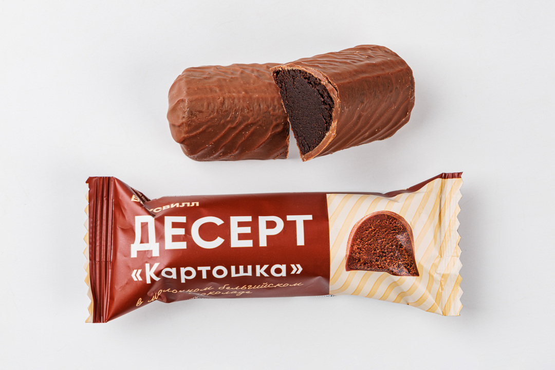 

Десерт Картошка ВкусВилл в молочном бельгийском шоколаде 60 г
