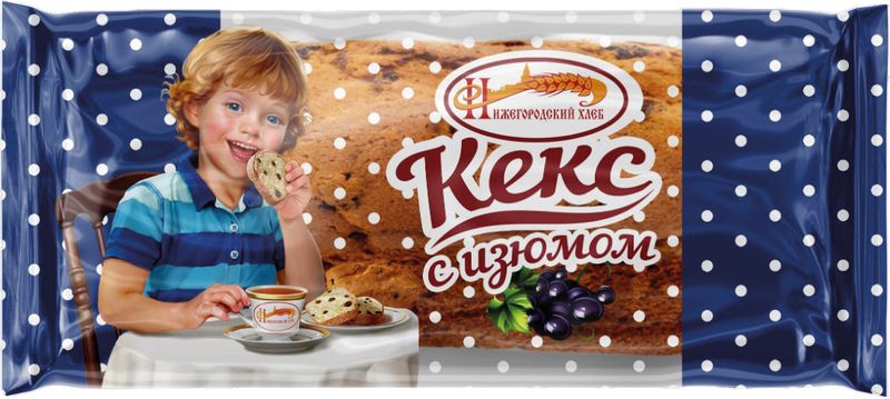 

Кекс Нижегородский хлеб с изюмом 450 г