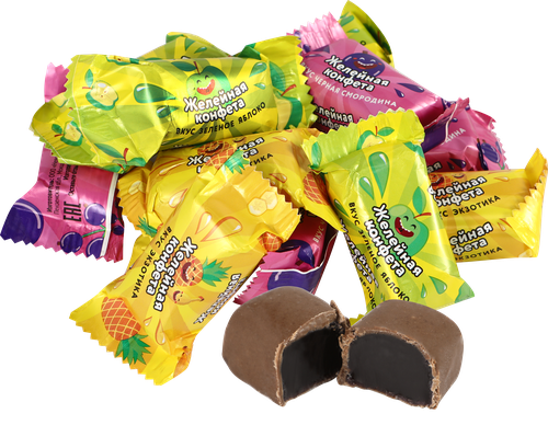 

Конфеты Фрунтик Глазированные с желейным корпусом вес