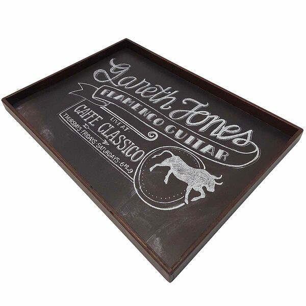 Поднос Гюнтер Фламенко 41.5х29.5 см дерево