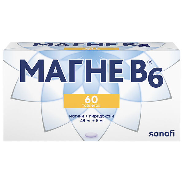 Магне B6 таблетки 60 шт