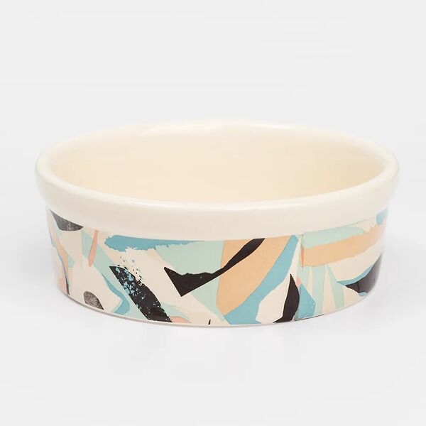 Миска керамическая для кошек и собак, 12,7x4,5 см, с рисунком