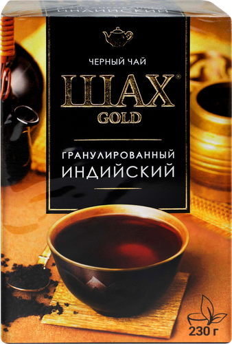 

Чай черный Шах Gold Индийский гранулированный, 230 г