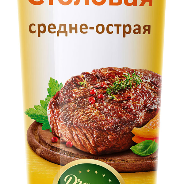 Горчица русская ЕЖК столовая средне-острая 