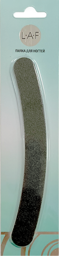 Пилка маникюрная Laf бумеранг 100/180 наждачная
