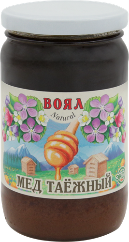 

Мед цветочный ВОЯЛ Natural Таежный, 500г