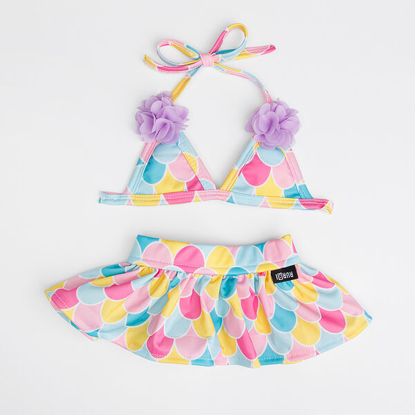 Бикини комплект Rurri с фиолетовыми цветами M