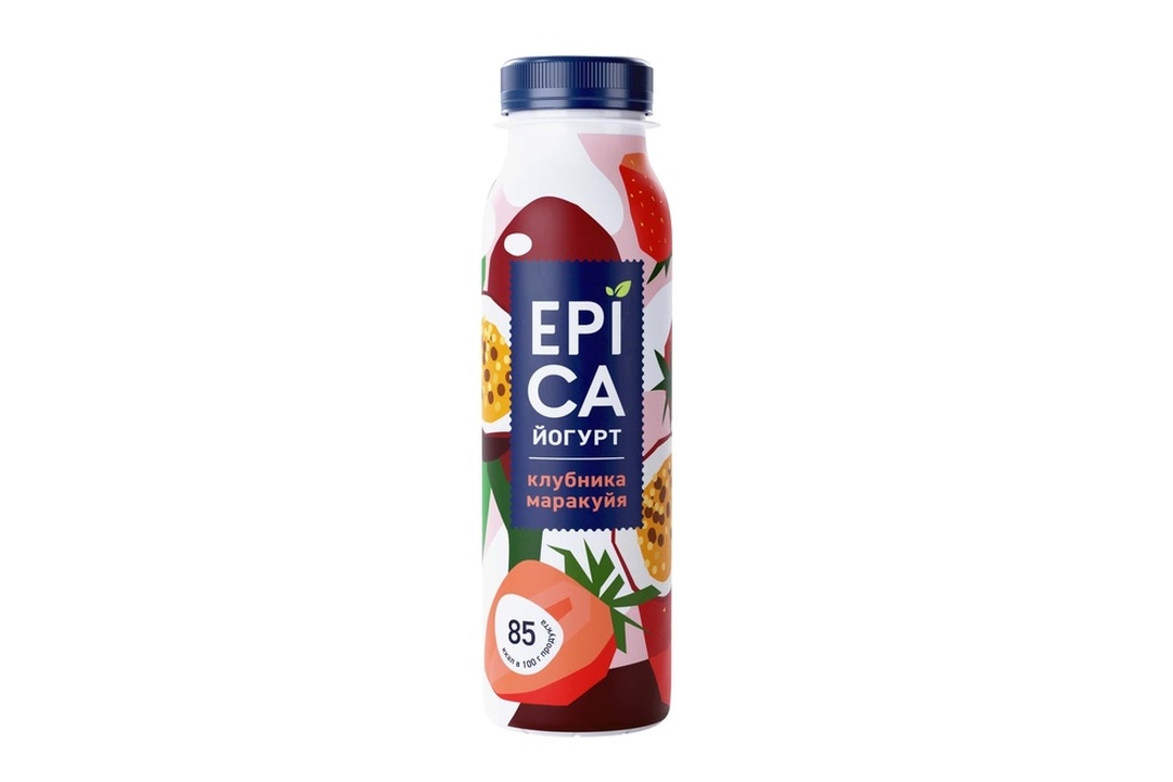 

Йогурт питьевой Epica клубника - маракуйя 2,5%, 260 г