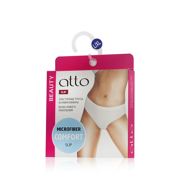 Женские трусы Atto SLIP L - XL черные