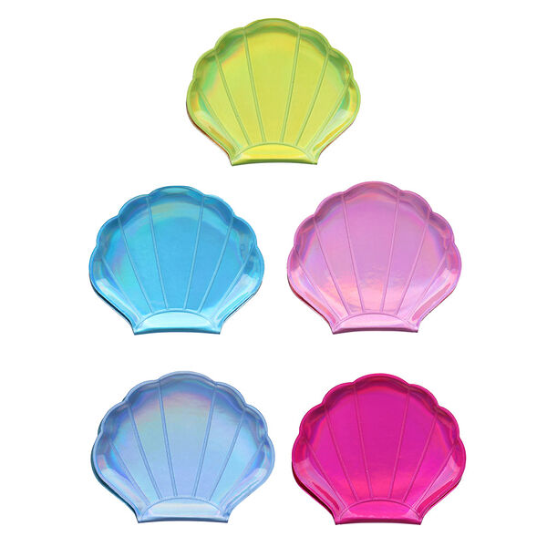 Юниlook зеркало карманное, пвх, стекло, 8,8х7,7см, 6 цветов Мъв ассортименте