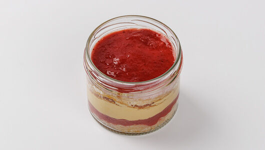 Десерт замороженный в банке Манго клубника без добавления белого сахара