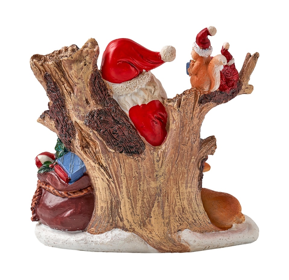 

Сувенир Санта Клаус с животными читает под деревом, 20см Floralsilk Limited, Великобритания