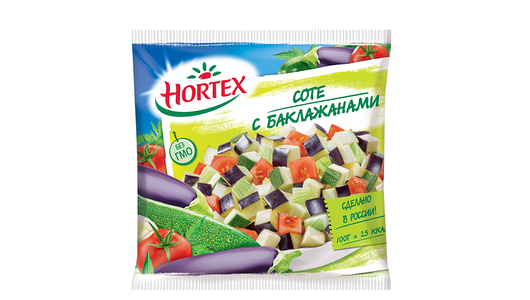 Смесь быстрозамороженная Hortex Соте с баклажаном