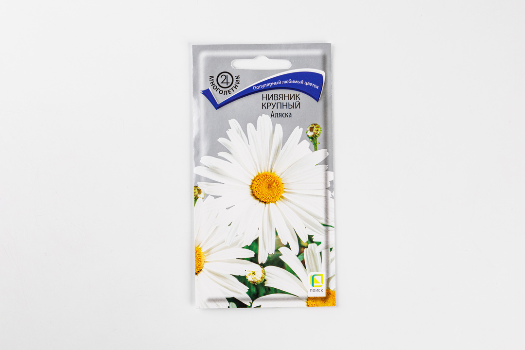 

Семена Поиск Нивяник крупный Аляска 0.5 г