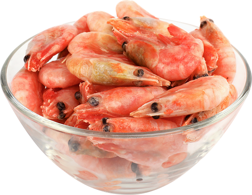 Креветки Pandalus borealis средние 90/120 варено-мороженые