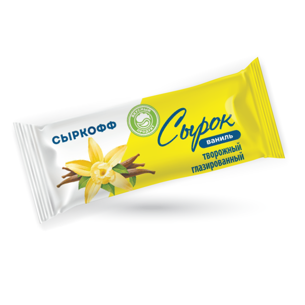 Сырок глазированный Сыркофф с ванилью 23%