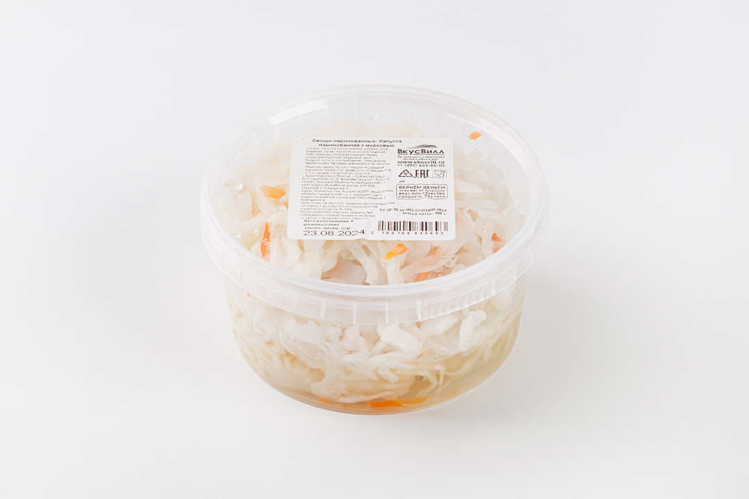 

Капуста маринованная с морковью