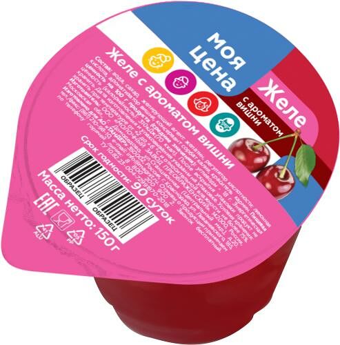 Желе с ароматом вишни Моя Цена 150 г