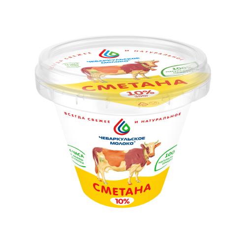 

Сметана Чебаркульское Молоко 10% 300 г