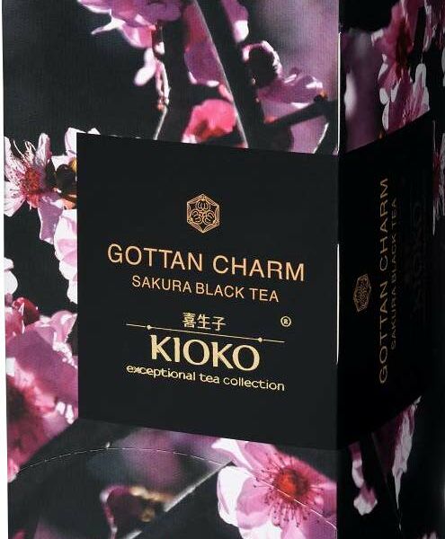 Чай черный KIOKO GOTTAN CHARM с ароматом японской сакуры в конвертах 25х2г Россия