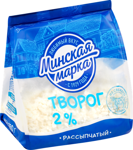 

Творог Минская марка 2% 350 г