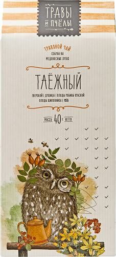 Чай травяной Травы и пчелы Таежный 40 г