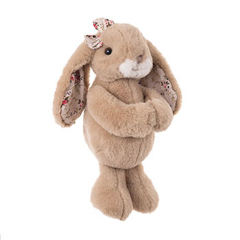 Игрушка мягкая «Зайчик Милашка» цвет коричневый, Bukowski, 25 см, Швеция