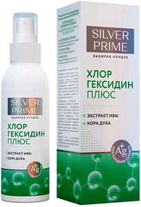 SilverPrime хлоргексидина биглюконат 0.05 % 100 мл с коллоидным серебром