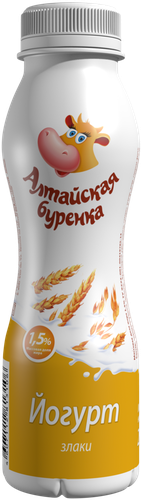

Йогурт питьевой Алтайская Буренка злаки 1.5% 300 г