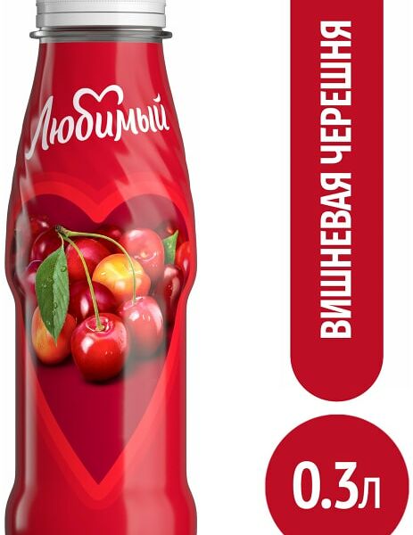 Напиток сокосодержащий Любимый Вишневая Черешня 300мл