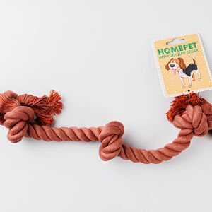 HOMEPET игрушка для собак канат с тремя узлами 43 см