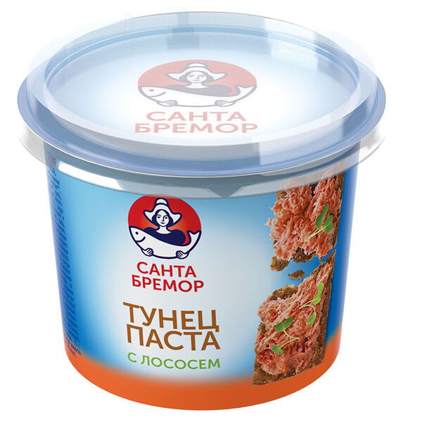 Паста Санта Бремор из тунца с лососем 140г