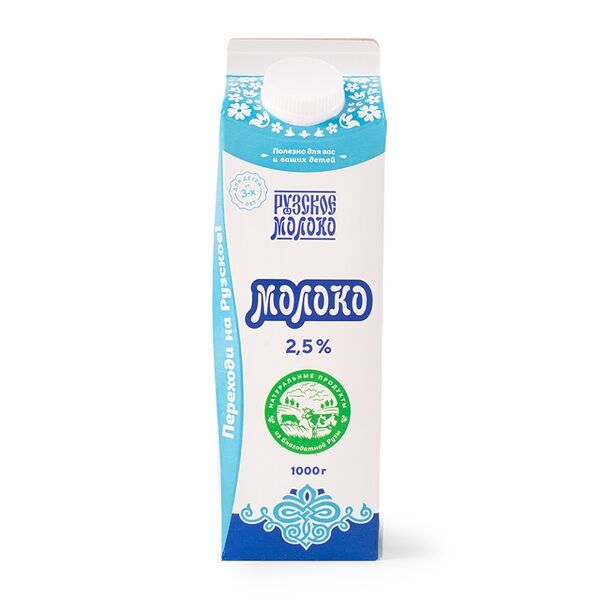 Молоко пастеризованное Рузское молоко 2,5%