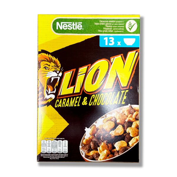 Готовы завтрак Nestle Lion хлопья карамель-шоколад