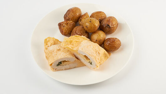 Куриный кармашек с картофелем и розмарином