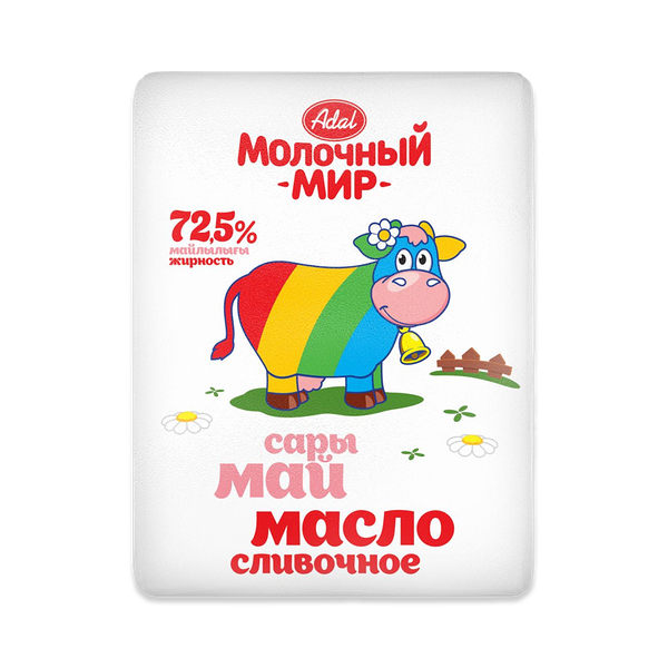 Масло сливочное Молочный Мир 72.5% 180 г