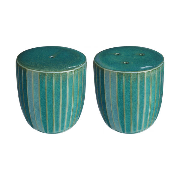 Flomik набор для соли и перца, 5,5х6см, фарфор, зелёный