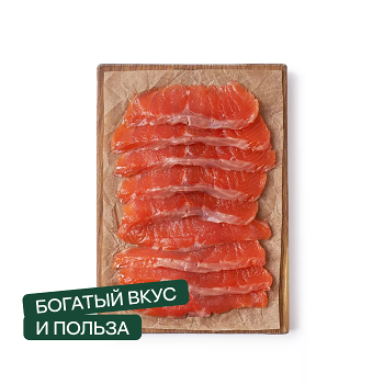 Форель радужная «Азбука Вкуса» ломтики малосоленая, Россия