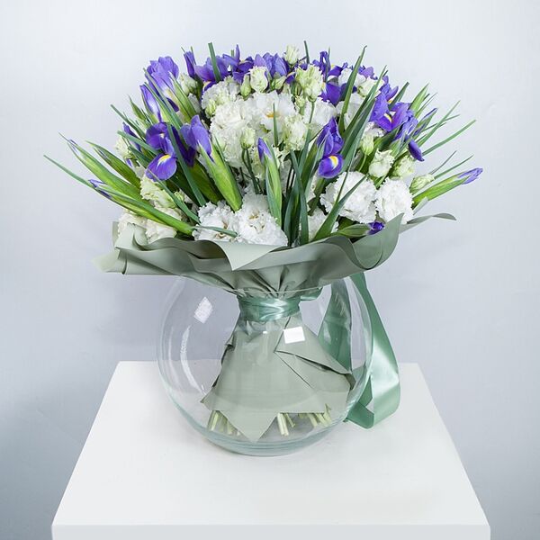 Букет Ирис Марсель Nevado roses Эквадор