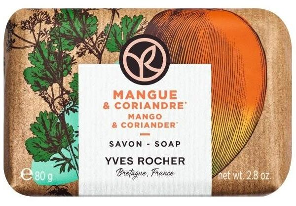 Мыло туалетное Yves Rocher манго и кориандр