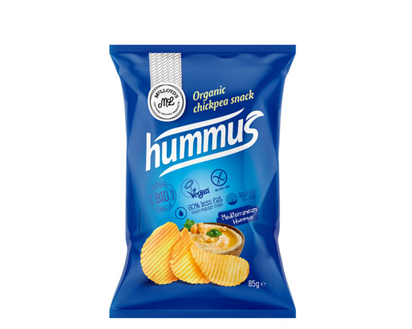 

Чипсы McLloyd's из нута Hummus Средиземноморский хумус веган без глютена 85 г