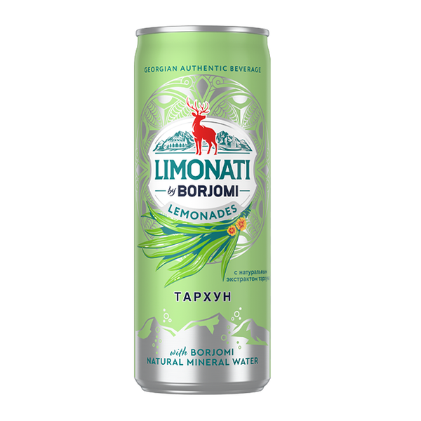 Лимонад Limonati by Borjomi Тархун, 330мл