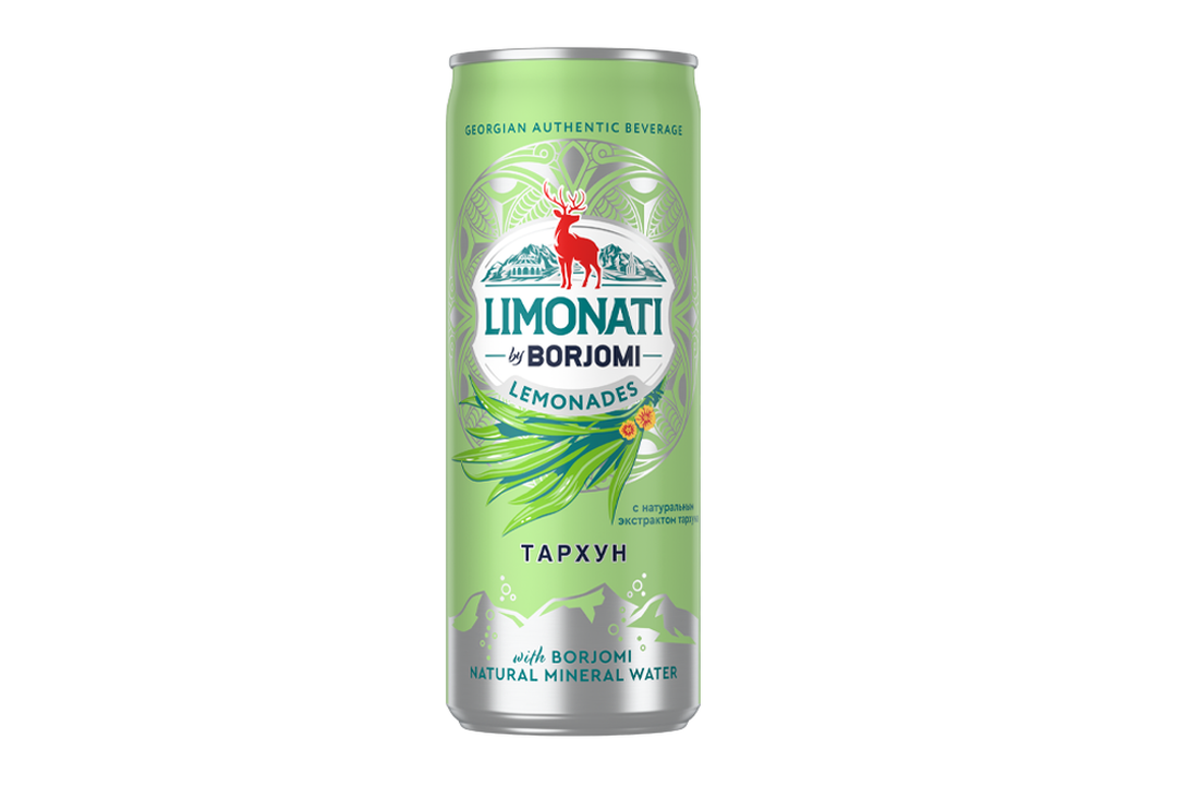

Напиток газированный Borjomi Limonati Тархун 0,33 мл