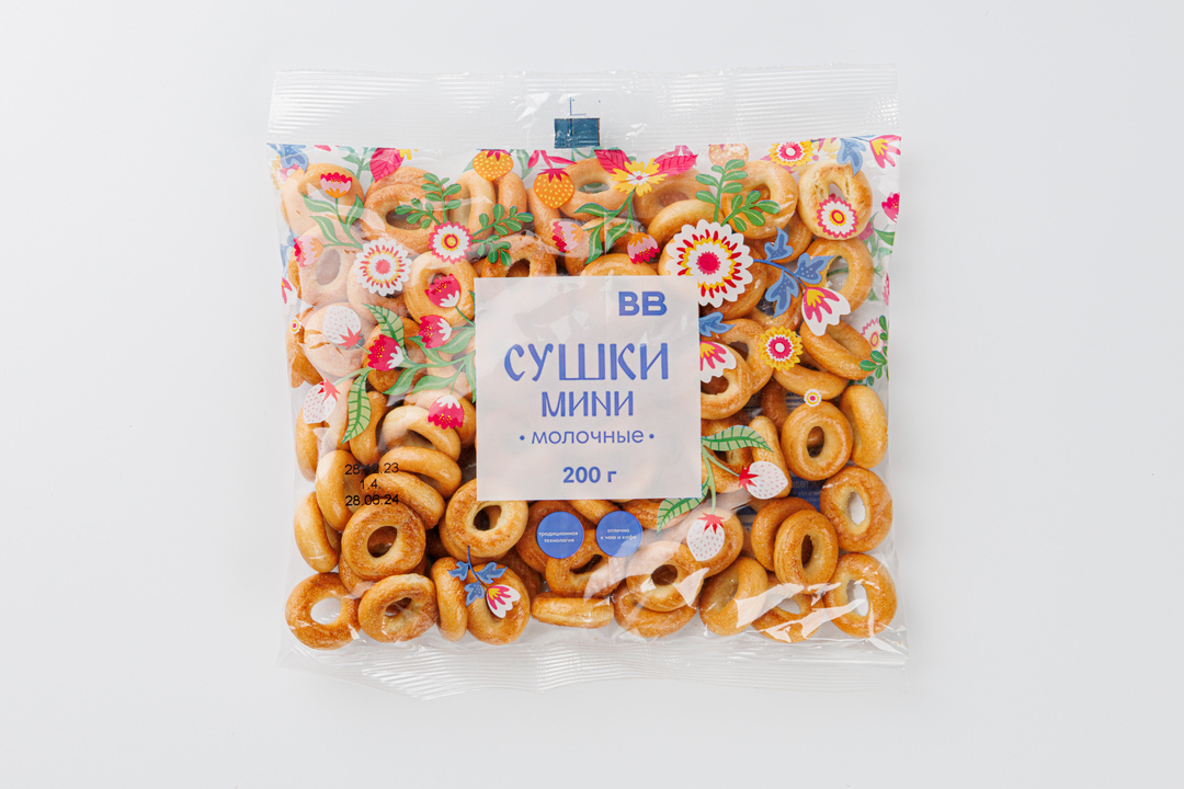 

Сушки-мини Вкусвилл молочные 200 г